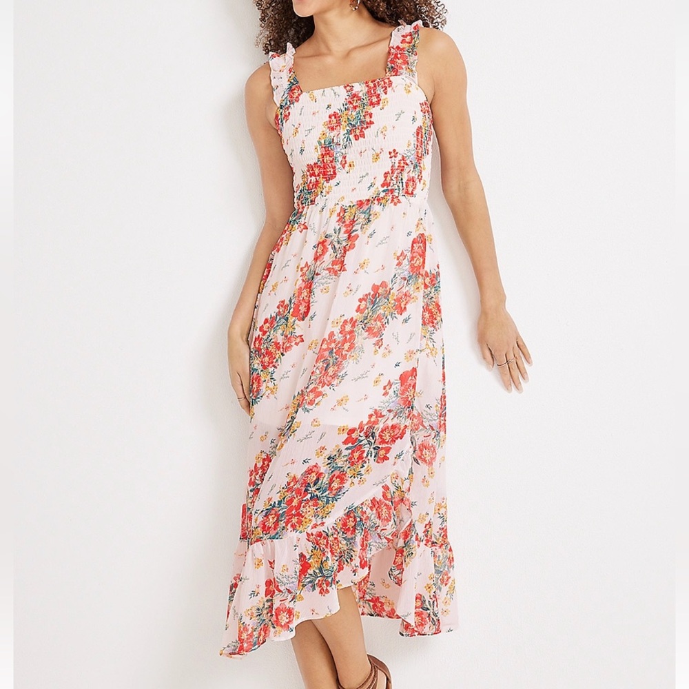 NWT Maurice’s Off-The-Shoulder Floral Midi Dress